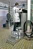 Schodki montażowe ze stopniami z kraty aluminiowej Krause STABILO  3 stopnie   805331